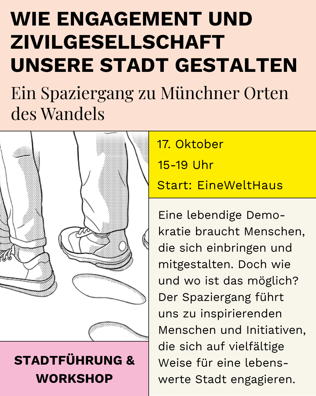 Abgesagt: Wie Engagement und Zivilgesellschaft unsere Stadt gestalten